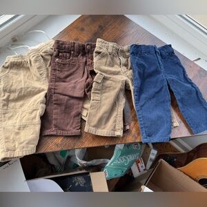 OshKosh B'gosh Kids Corduroy Pants - Brown, Tan, Blue